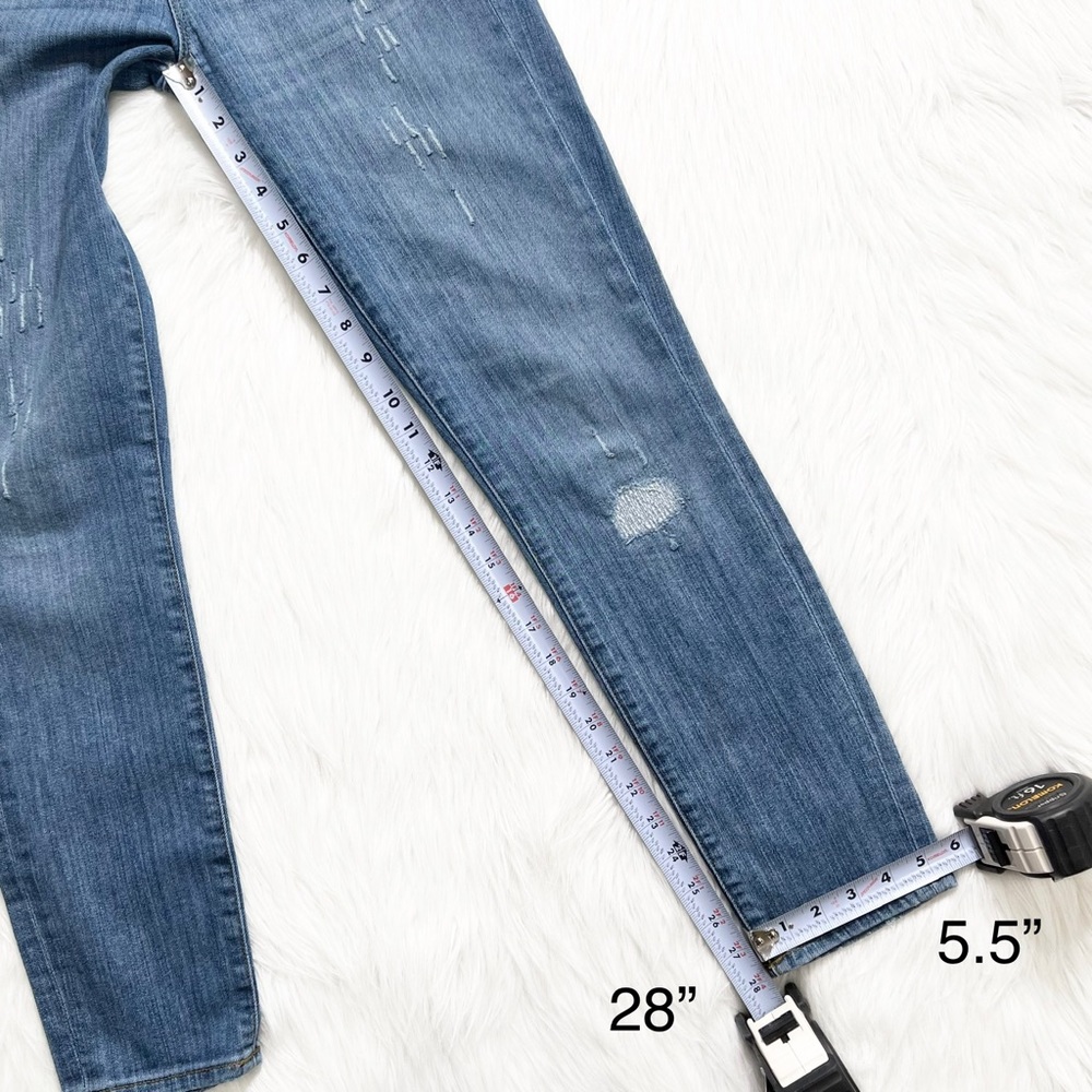 J. Crew Distressed Razor Frayed Toothpick Skinny Jeans - Picture 10 of 10